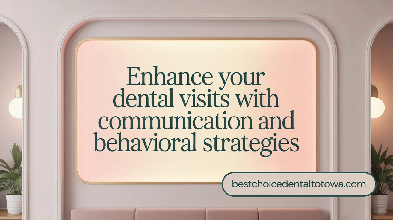 Enhance Your Dental Visits with Communication and Behavioral Strategies