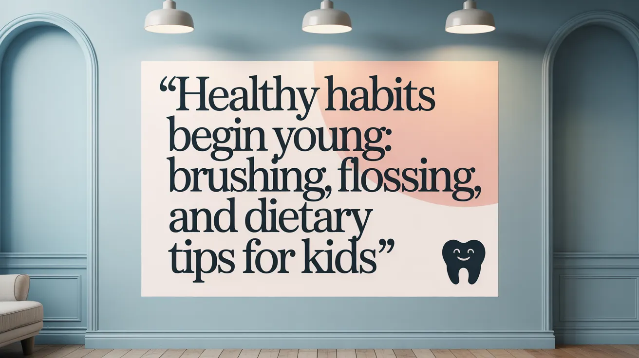 Healthy Habits Begin Young: Brushing, Flossing, and Dietary Tips for Kids