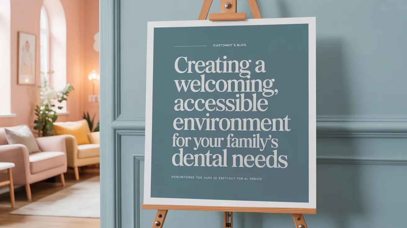 Creating a welcoming, accessible environment for your family’s dental needs