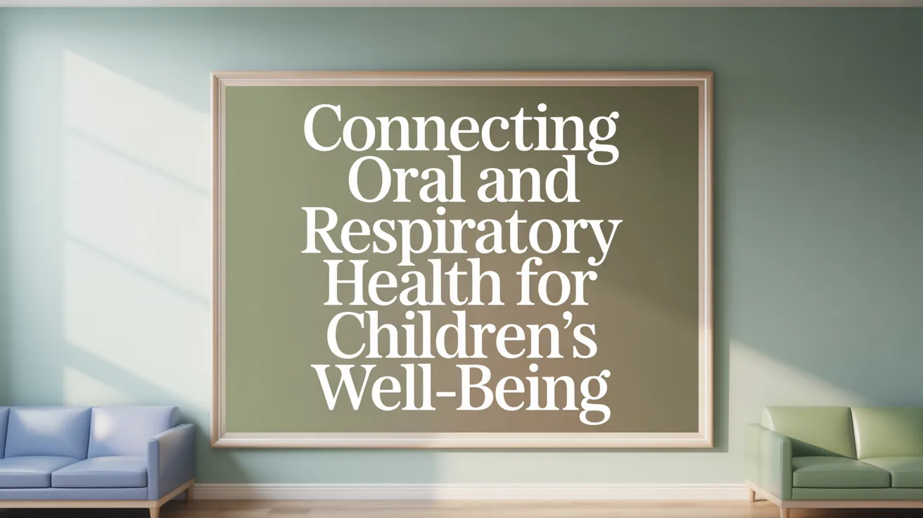 Connecting Oral and Respiratory Health for Children's Well-Being