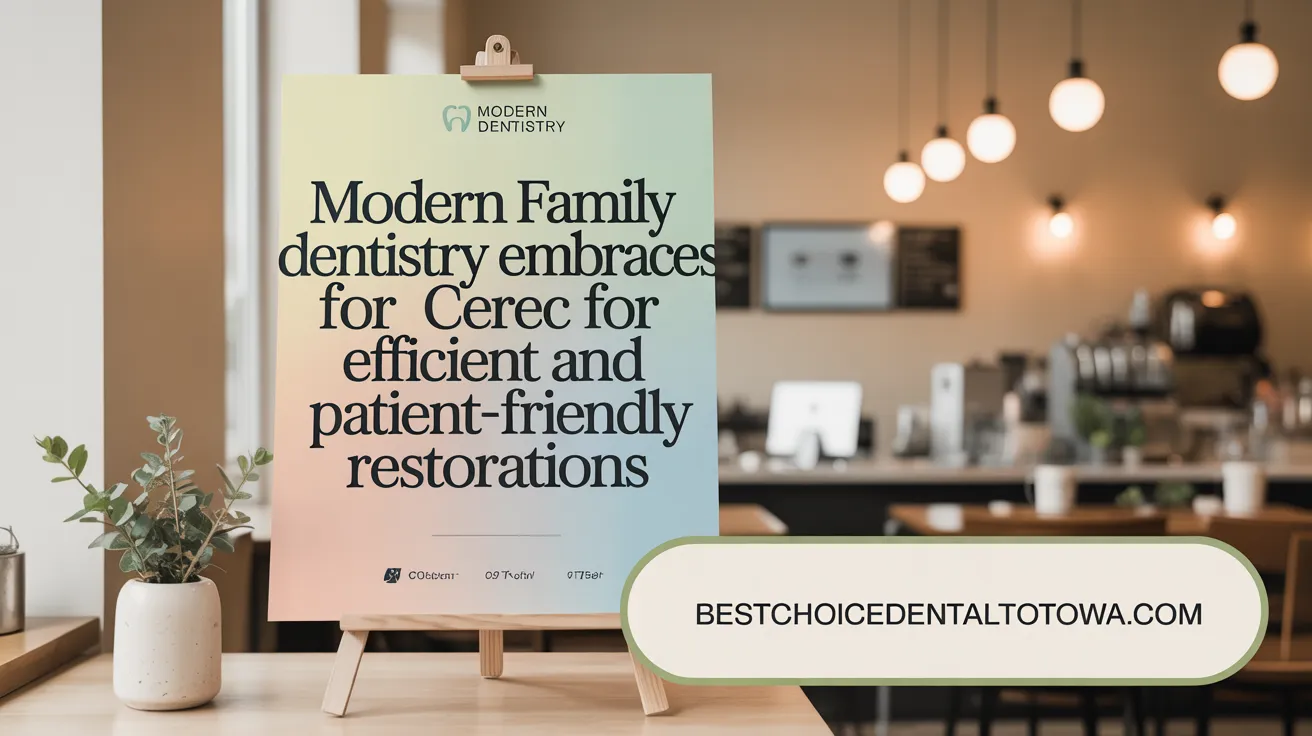 Modern Family Dentistry Embraces CEREC for Efficient and Patient-Friendly Restorations