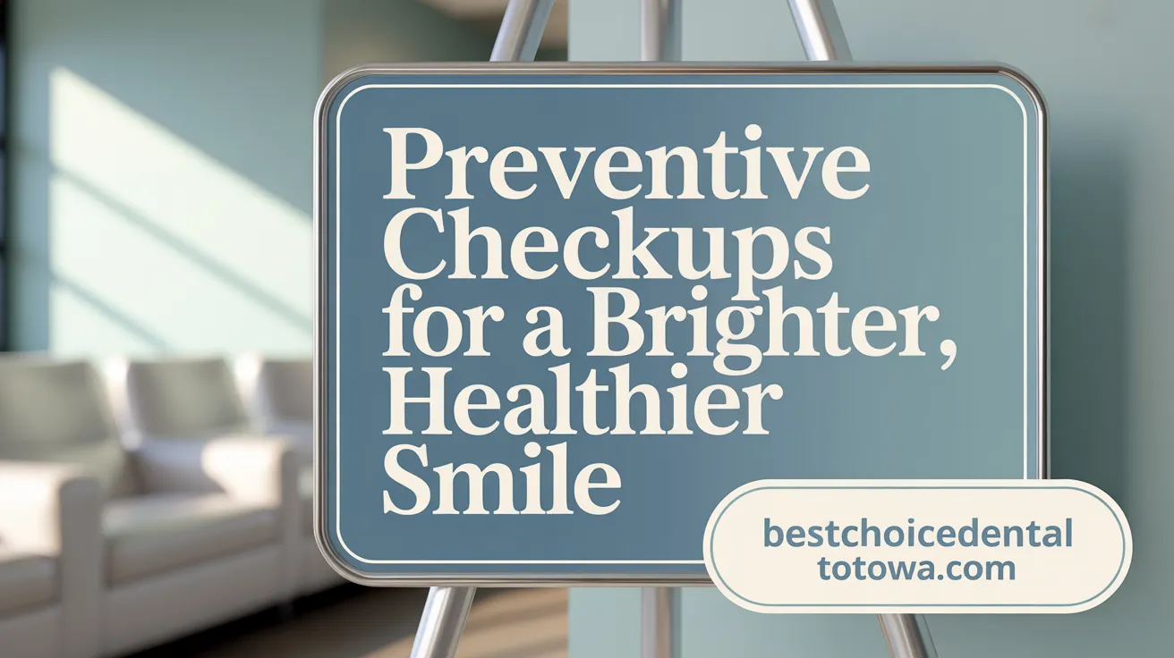 Preventive checkups for a brighter, healthier smile
