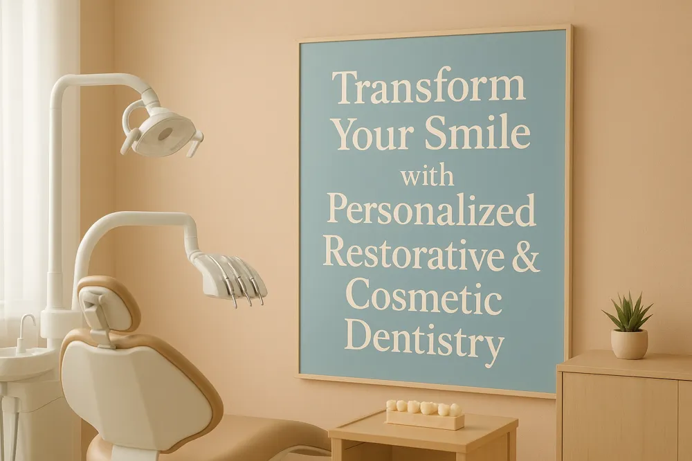 Transform Your Smile with Personalized Restorative & Cosmetic Dentistry