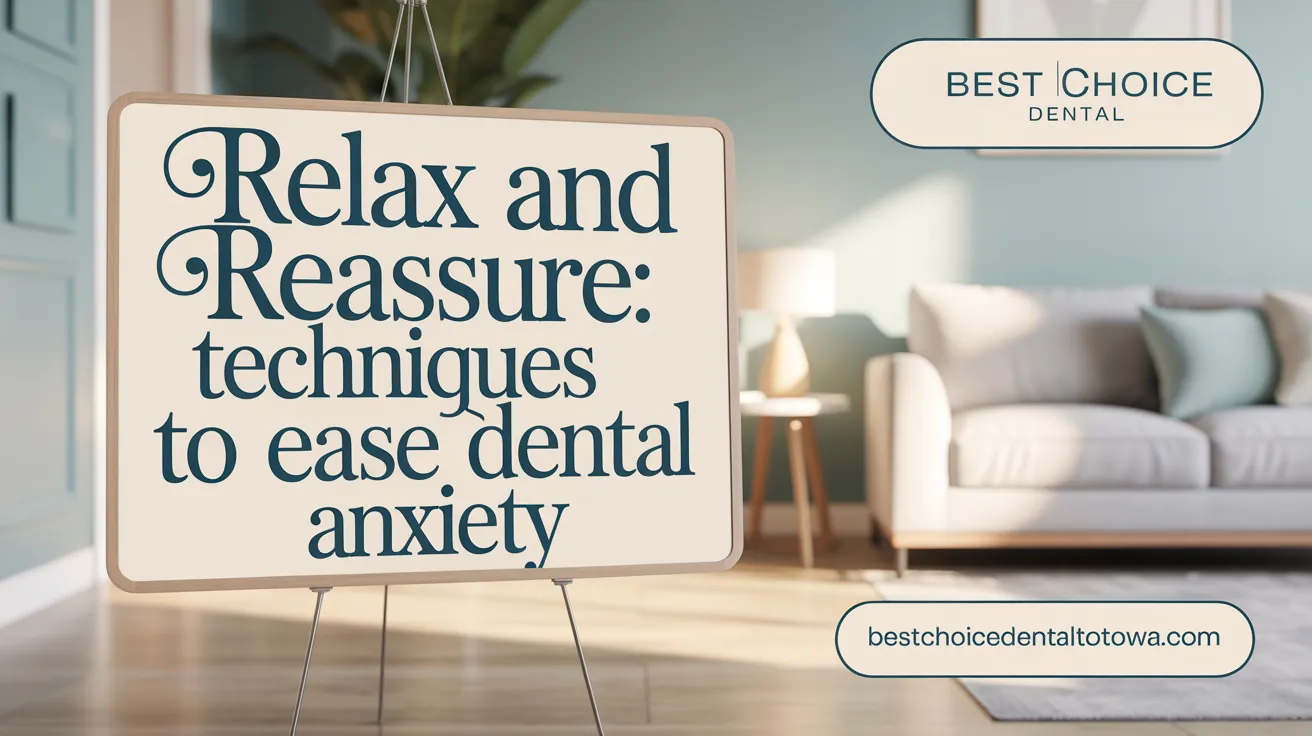 Relax and Reassure: Techniques to Ease Dental Anxiety