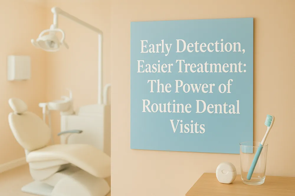 Early Detection, Easier Treatment: The Power of Routine Dental Visits