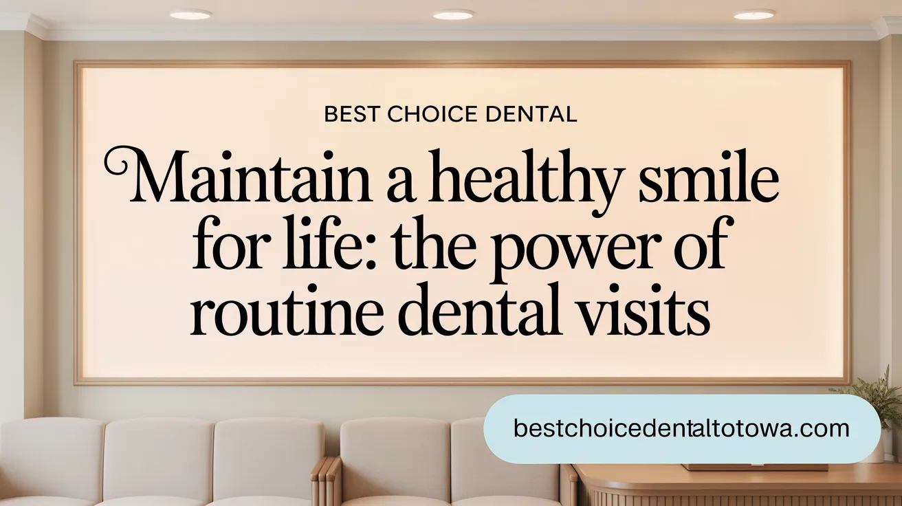 Maintain a Healthy Smile for Life: The Power of Routine Dental Visits