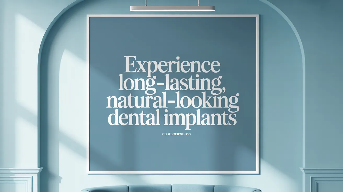 Experience Long-lasting, Natural-Looking Dental Implants