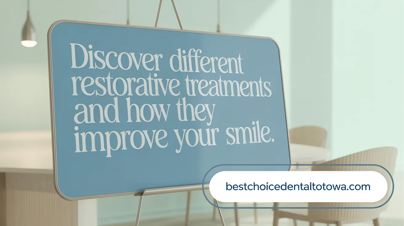 Discover Different Restorative Treatments and How They Improve Your Smile