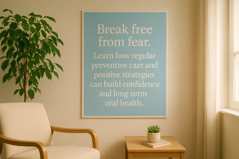 Break free from fear. Learn how regular preventive care and positive strategies can build confidence and long-term oral health.