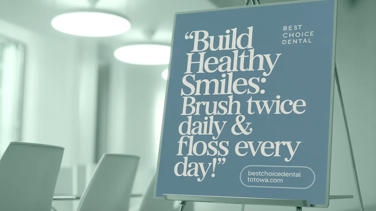 Build Healthy Smiles: Brush Twice Daily & Floss Every Day!