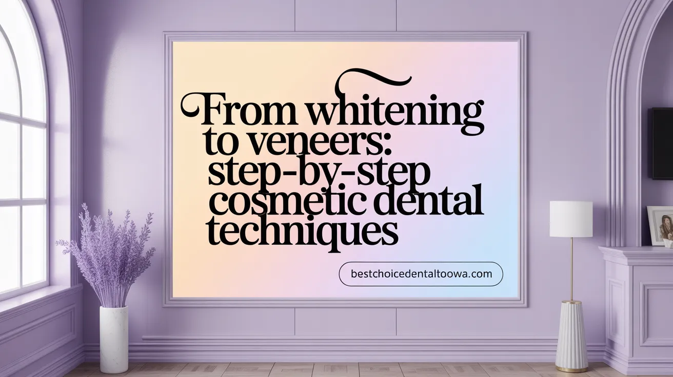 From Whitening to Veneers: Step-by-Step Cosmetic Dental Techniques
