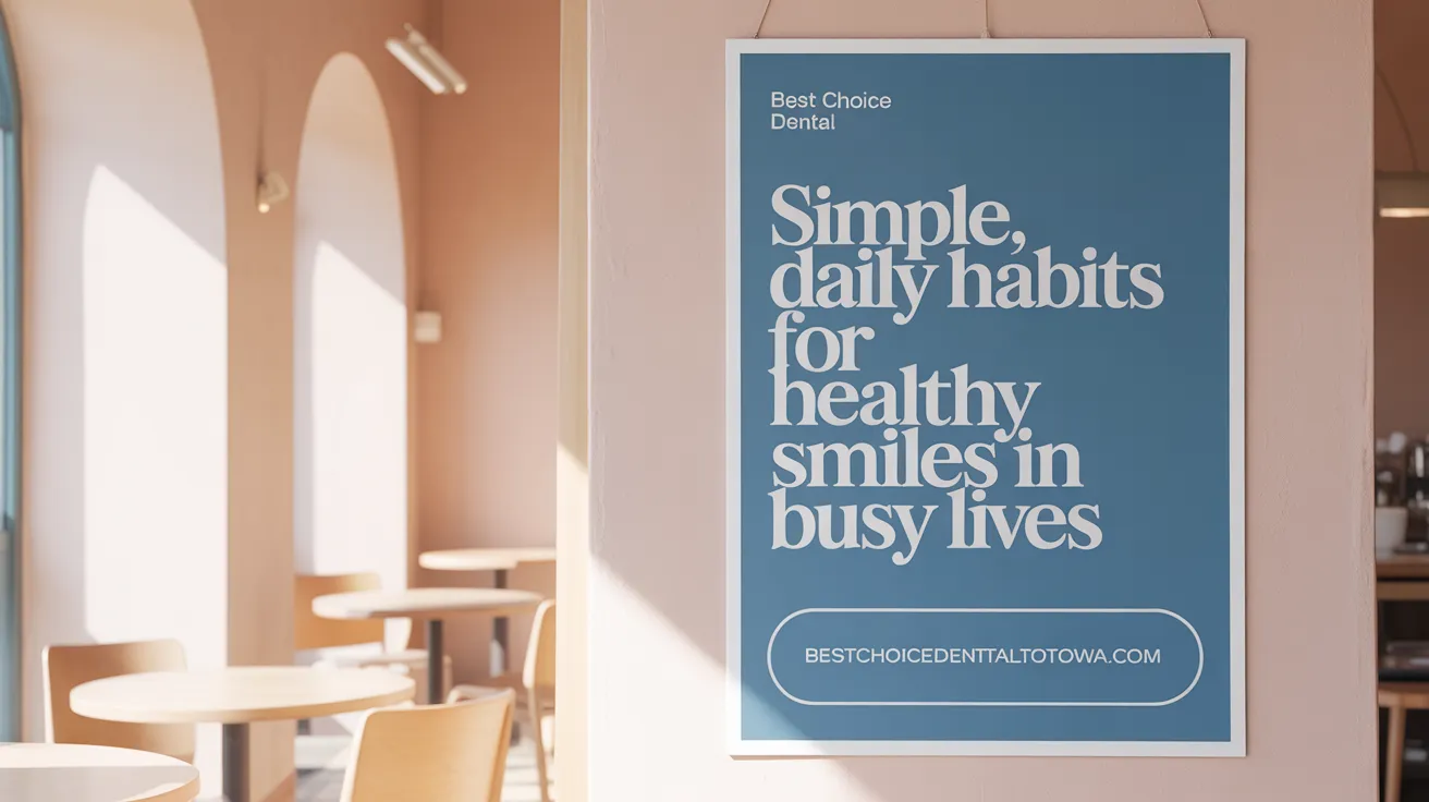 Simple, Daily Habits for Healthy Smiles in Busy Lives