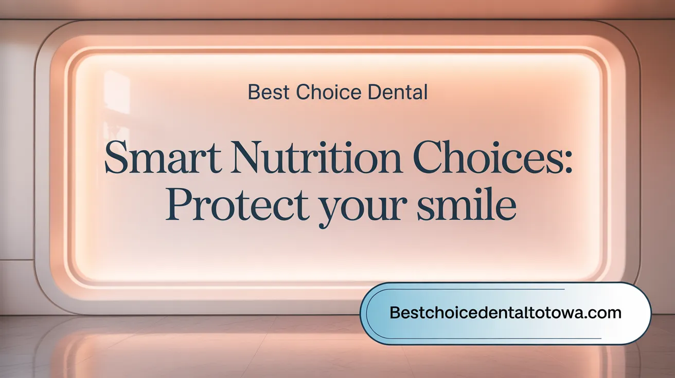 Smart Nutrition Choices: Protect Your Smile