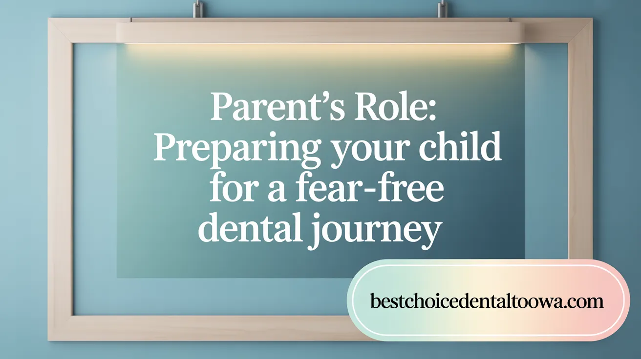 Parent's Role: Preparing Your Child for a Fear-Free Dental Journey