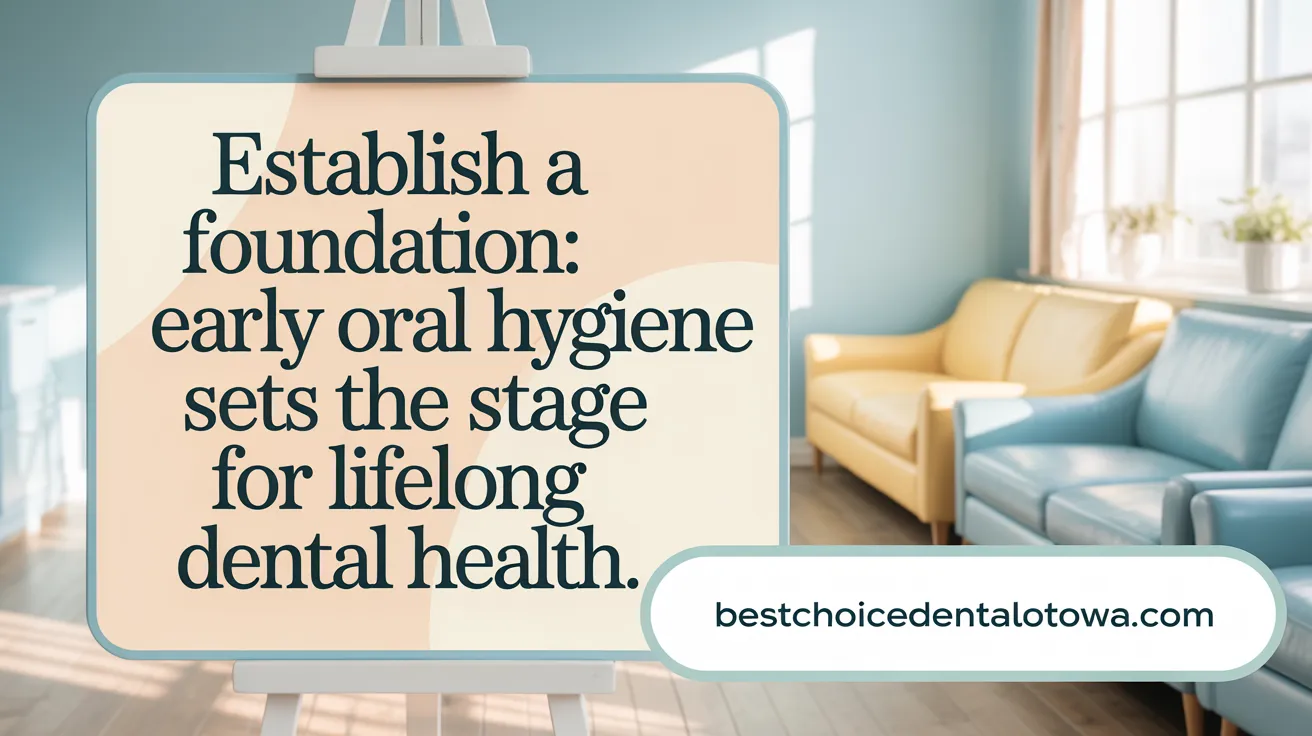 Establish a Foundation: Early Oral Hygiene Sets the Stage for Lifelong Dental Health