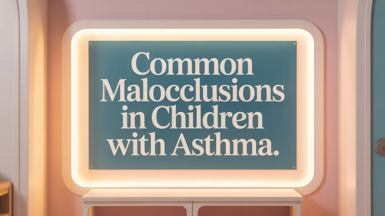Common Malocclusions in Children with Asthma