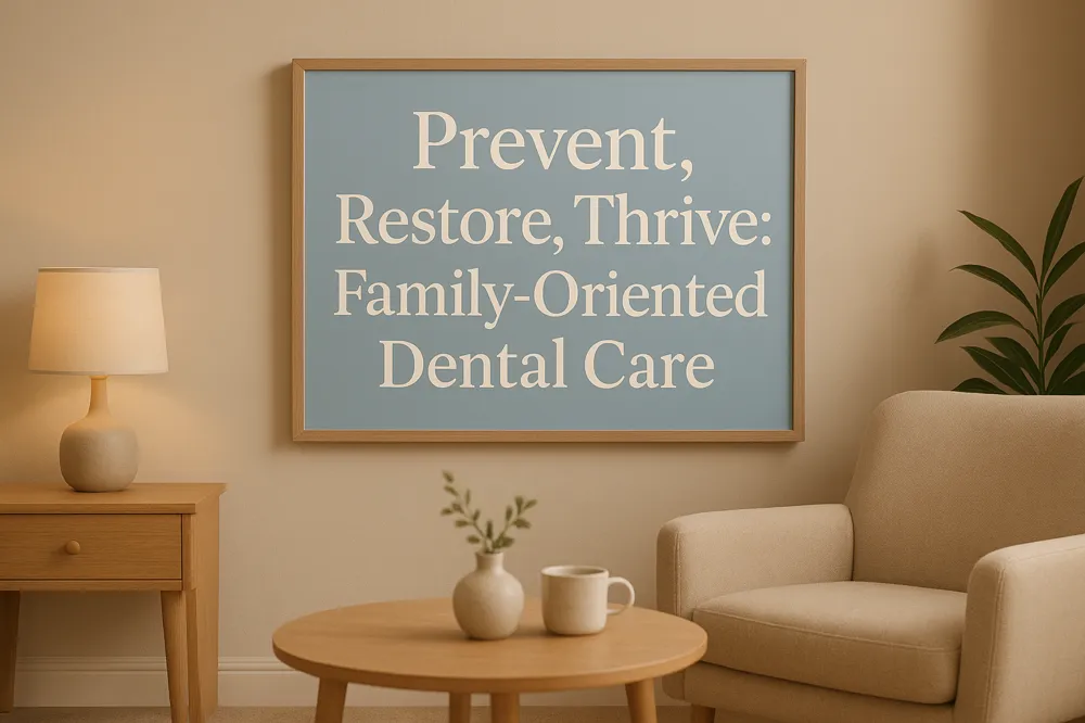 Prevent, Restore, Thrive: Family-Oriented Dental Care