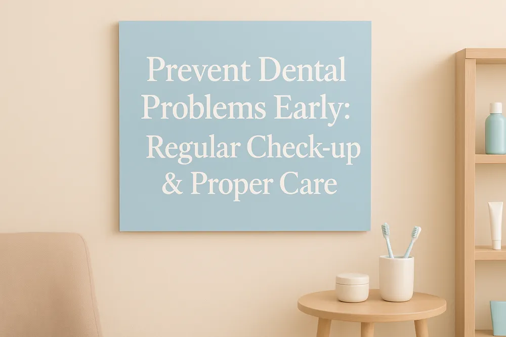 Prevent Dental Problems Early: Regular Check-ups & Proper Care