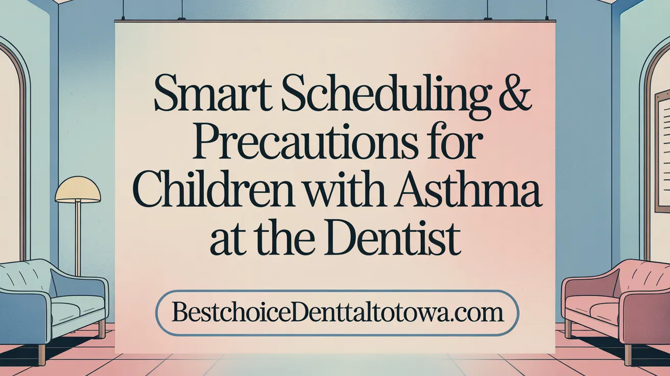 Smart Scheduling & Precautions for Children with Asthma at the Dentist