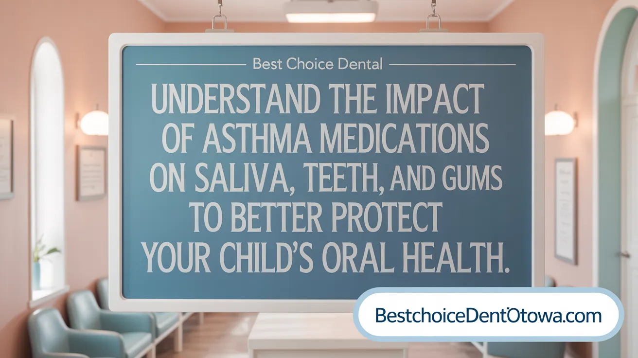 Understand the impact of asthma medications on saliva, teeth, and gums to better protect your child's oral health.