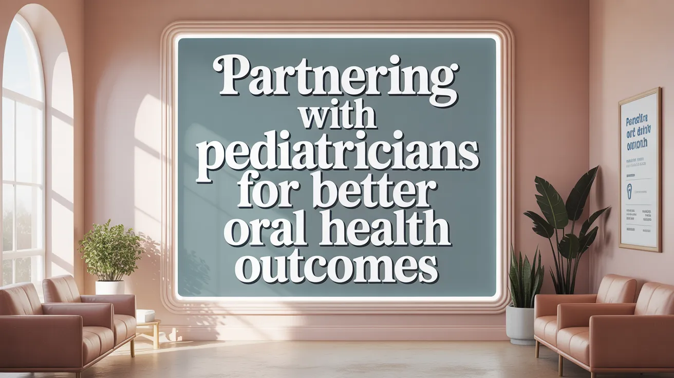 Partnering with Pediatricians for Better Oral Health Outcomes