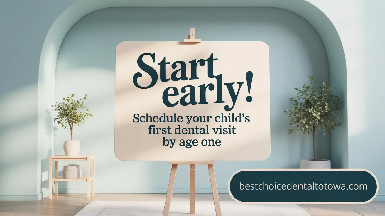 Start Early! Schedule Your Child’s First Dental Visit by Age One