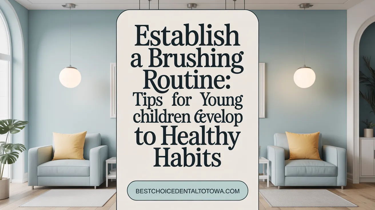 Establish a Brushing Routine: Tips for Young Children to Develop Healthy Habits