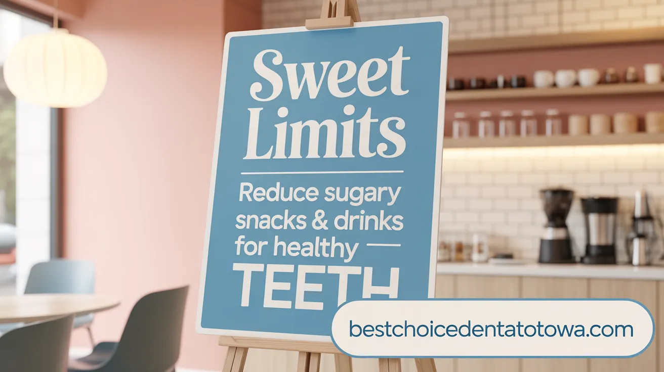 Sweet Limits - Reduce Sugary Snacks & Drinks for Healthy Teeth