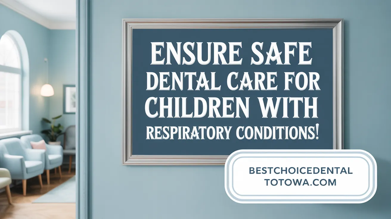 Ensure Safe Dental Care for Children with Respiratory Conditions!