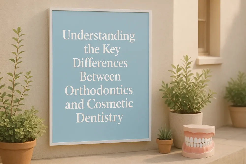 Understanding the Key Differences Between Orthodontics and Cosmetic Dentistry