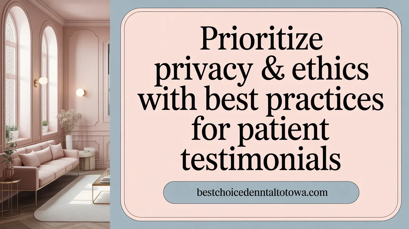 Prioritize Privacy & Ethics with Best Practices for Patient Testimonials