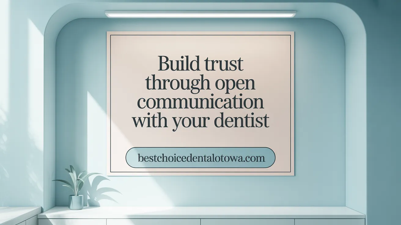 Build Trust Through Open Communication with Your Dentist