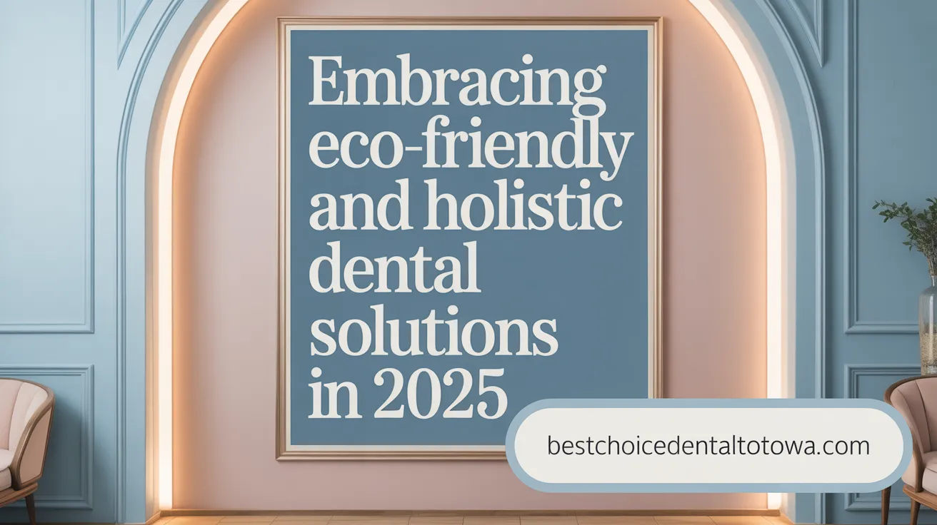 Embracing Eco-Friendly and Holistic Dental Solutions in 2025