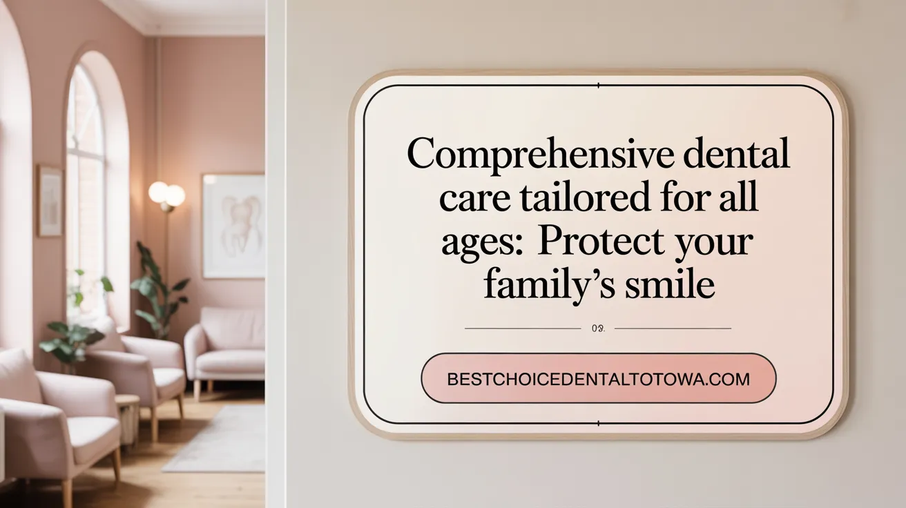 Comprehensive dental care tailored for all ages: Protect your family's smile