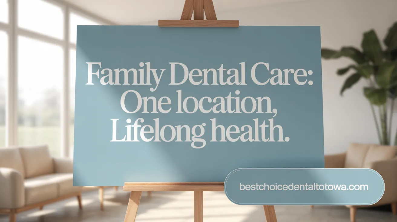 Family Dental Care: One Location, Lifelong Health