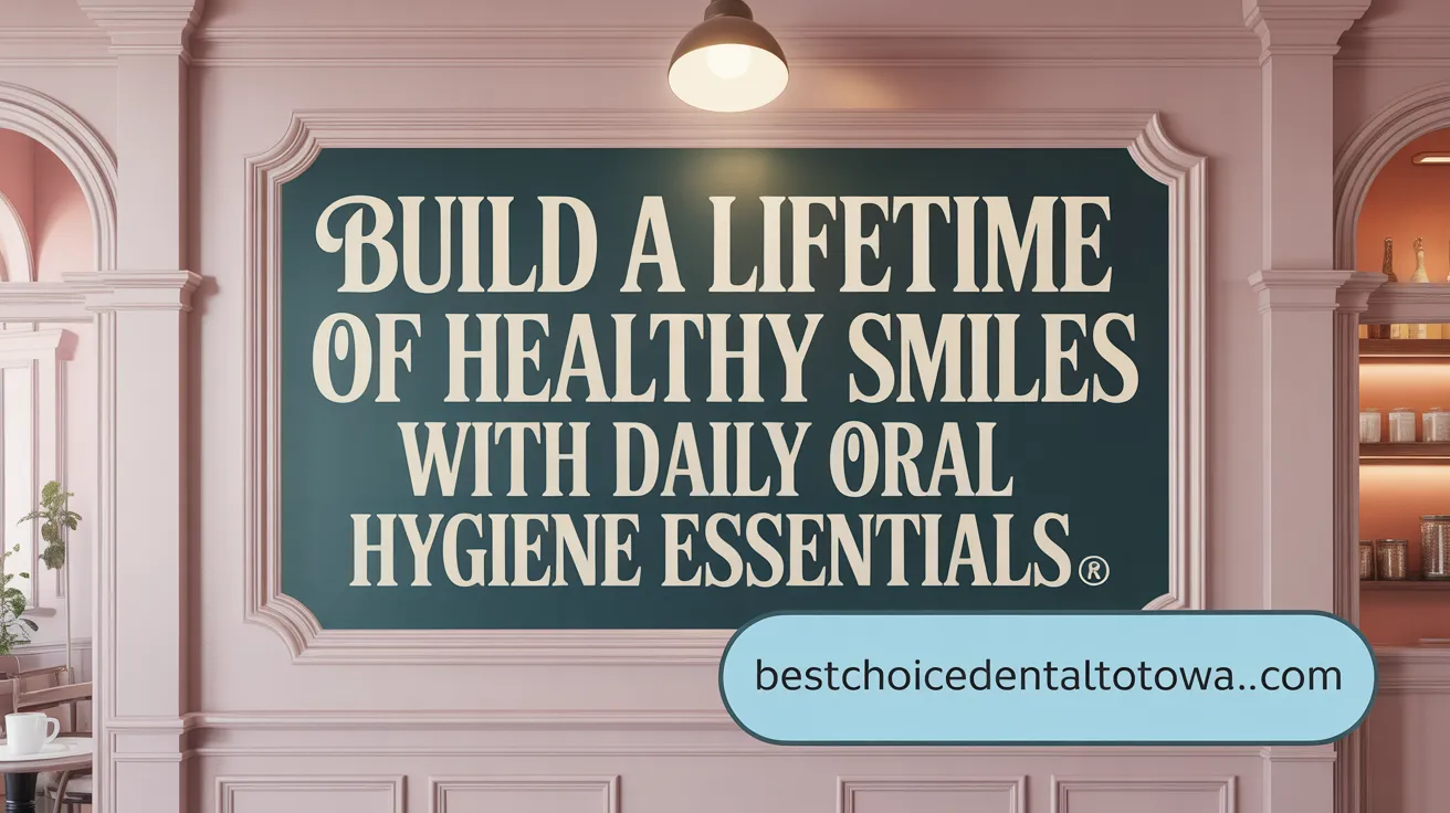 Build a lifetime of healthy smiles with daily oral hygiene essentials