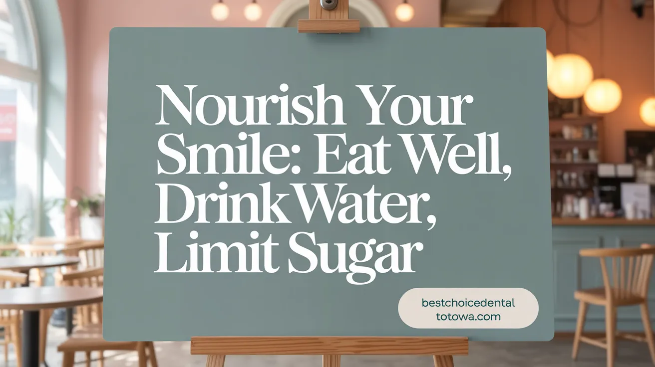 Nourish Your Smile: Eat Well, Drink Water, Limit Sugar