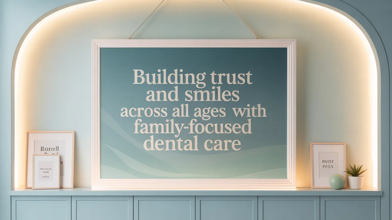Building Trust and Smiles Across All Ages with Family-Focused Dental Care
