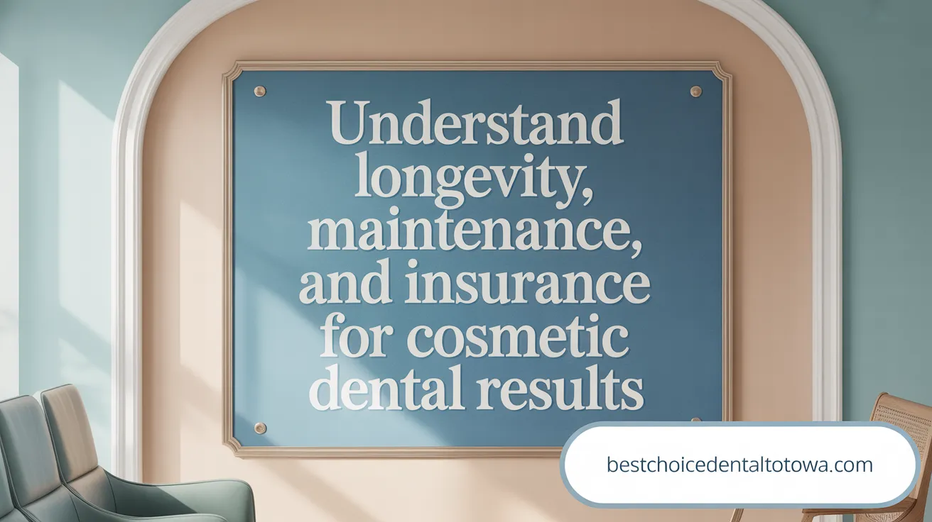 Understand Longevity, Maintenance, and Insurance for Cosmetic Dental Results