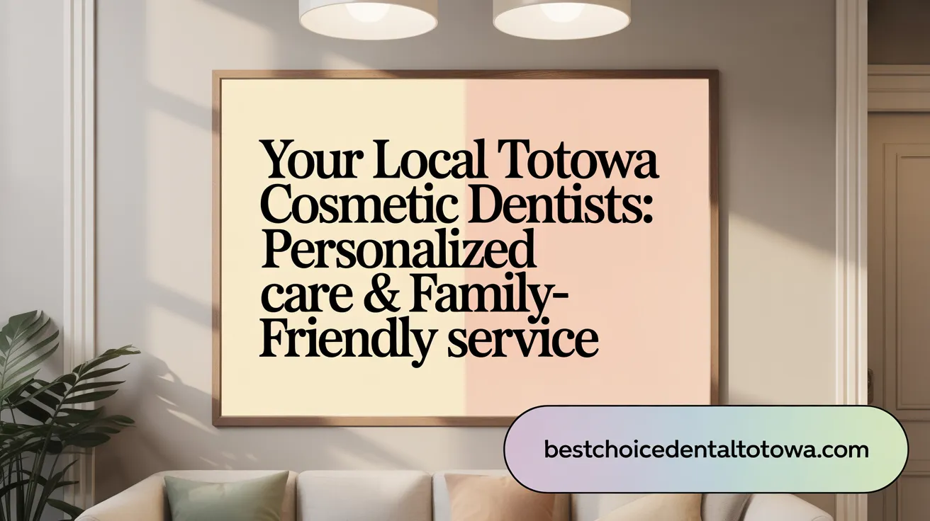 Your Local Totowa Cosmetic Dentists: Personalized Care & Family-Friendly Service