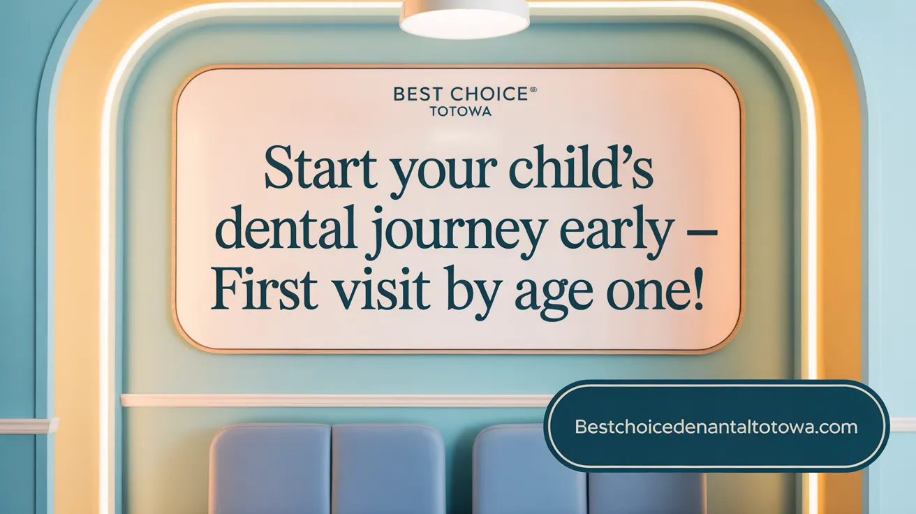 Start Your Child's Dental Journey Early — First Visit by Age One!