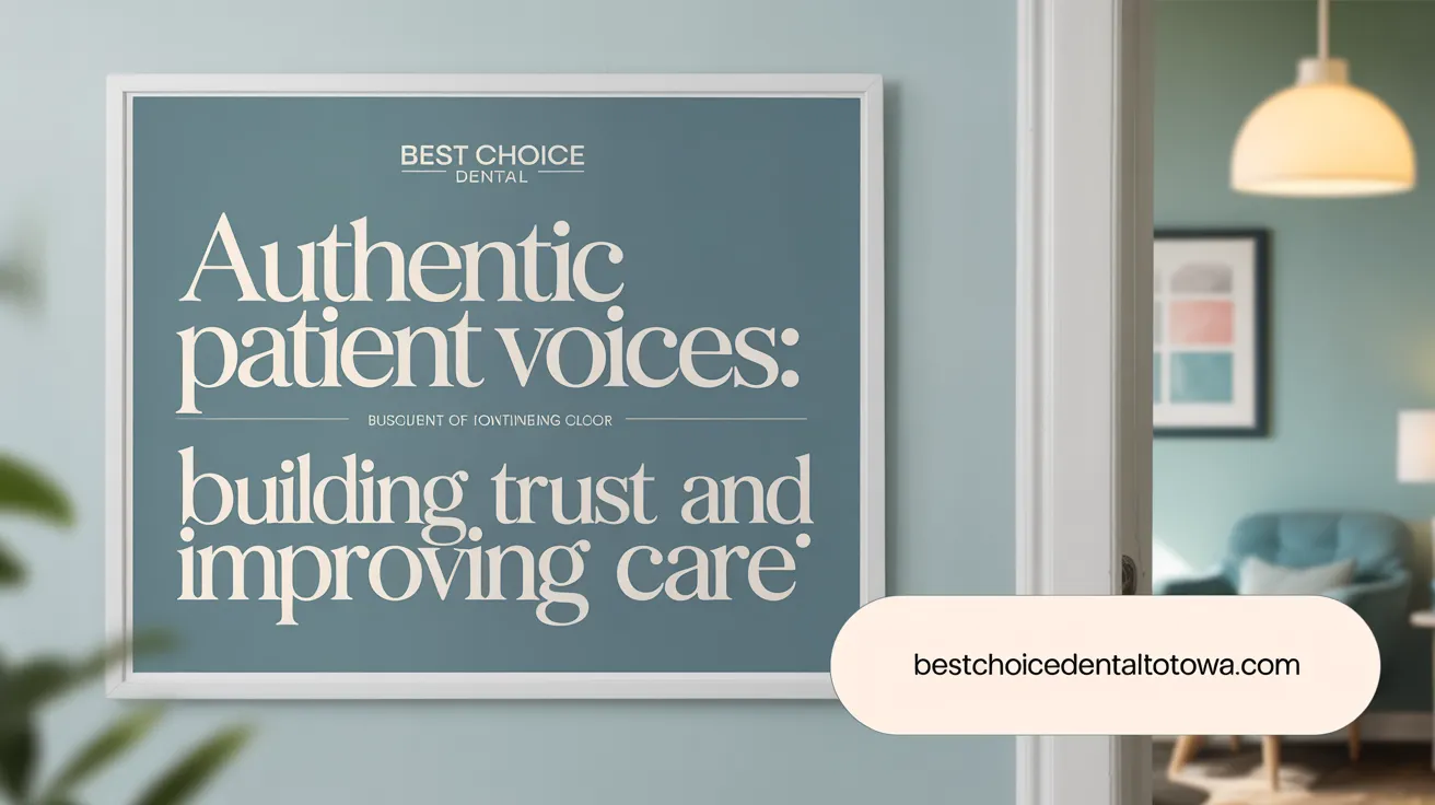 Authentic Patient Voices: Building Trust and Improving Care