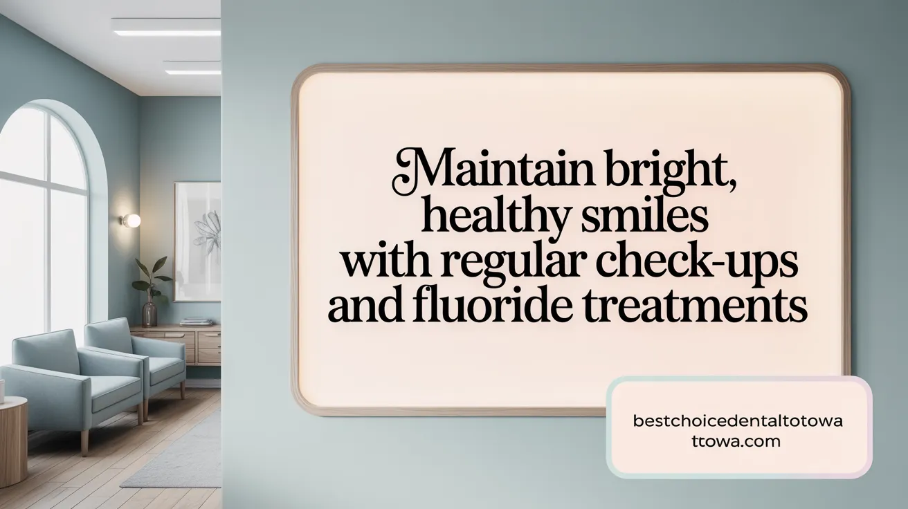 Maintain Bright, Healthy Smiles with Regular Check-Ups and Fluoride Treatments