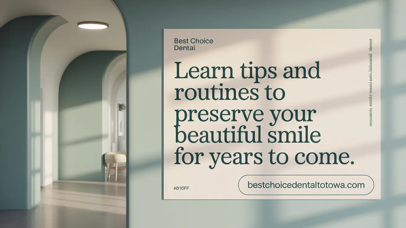 Learn tips and routines to preserve your beautiful smile for years to come.