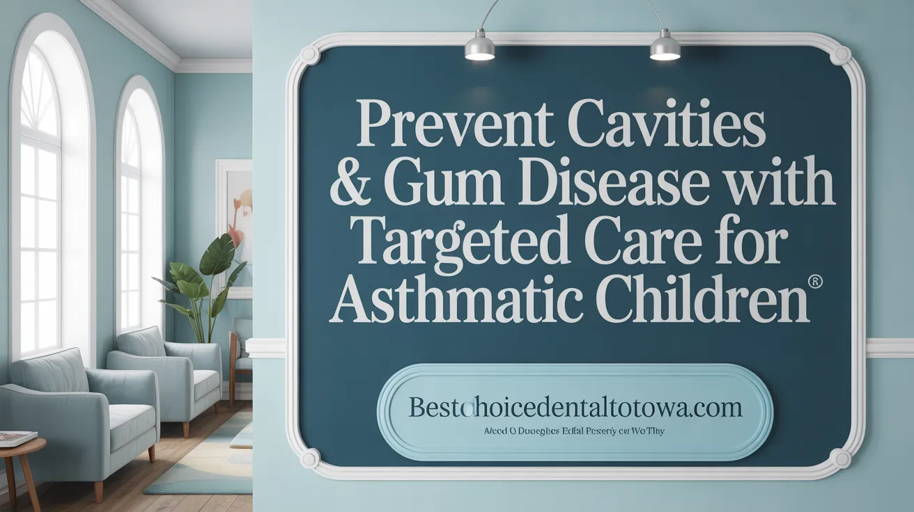 Prevent Cavities & Gum Disease with Targeted Care for Asthmatic Children