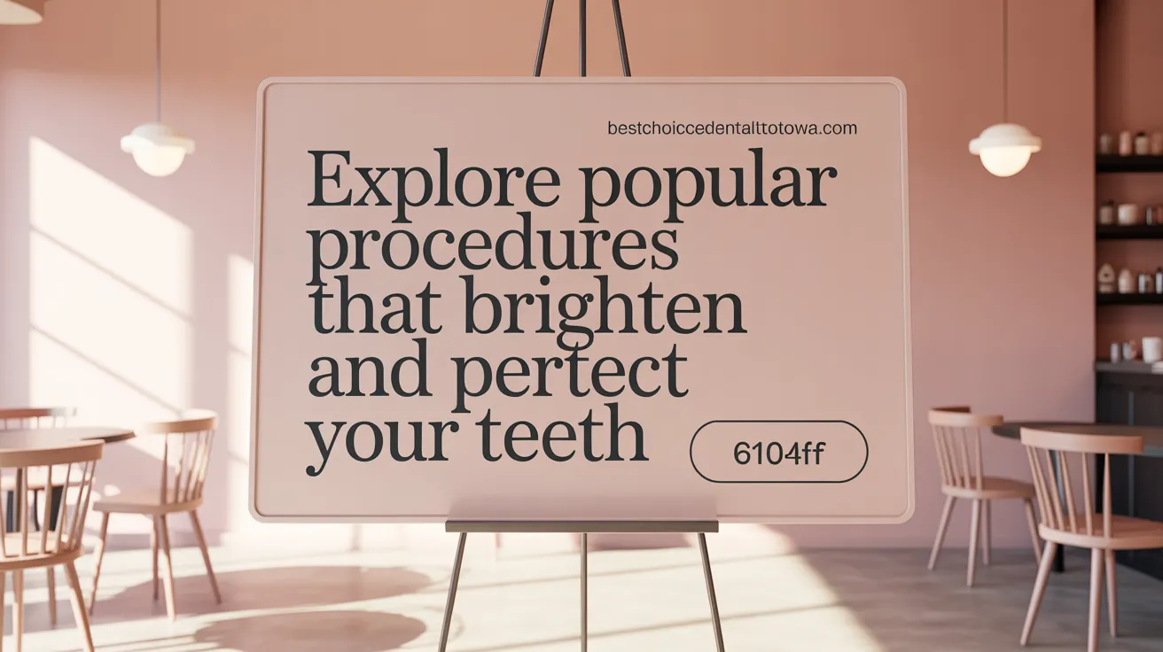 Explore Popular Procedures That Brighten and Perfect Your Teeth