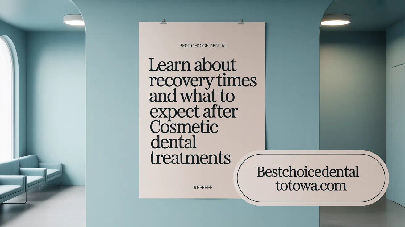 Learn About Recovery Times and What to Expect After Cosmetic Dental Treatments