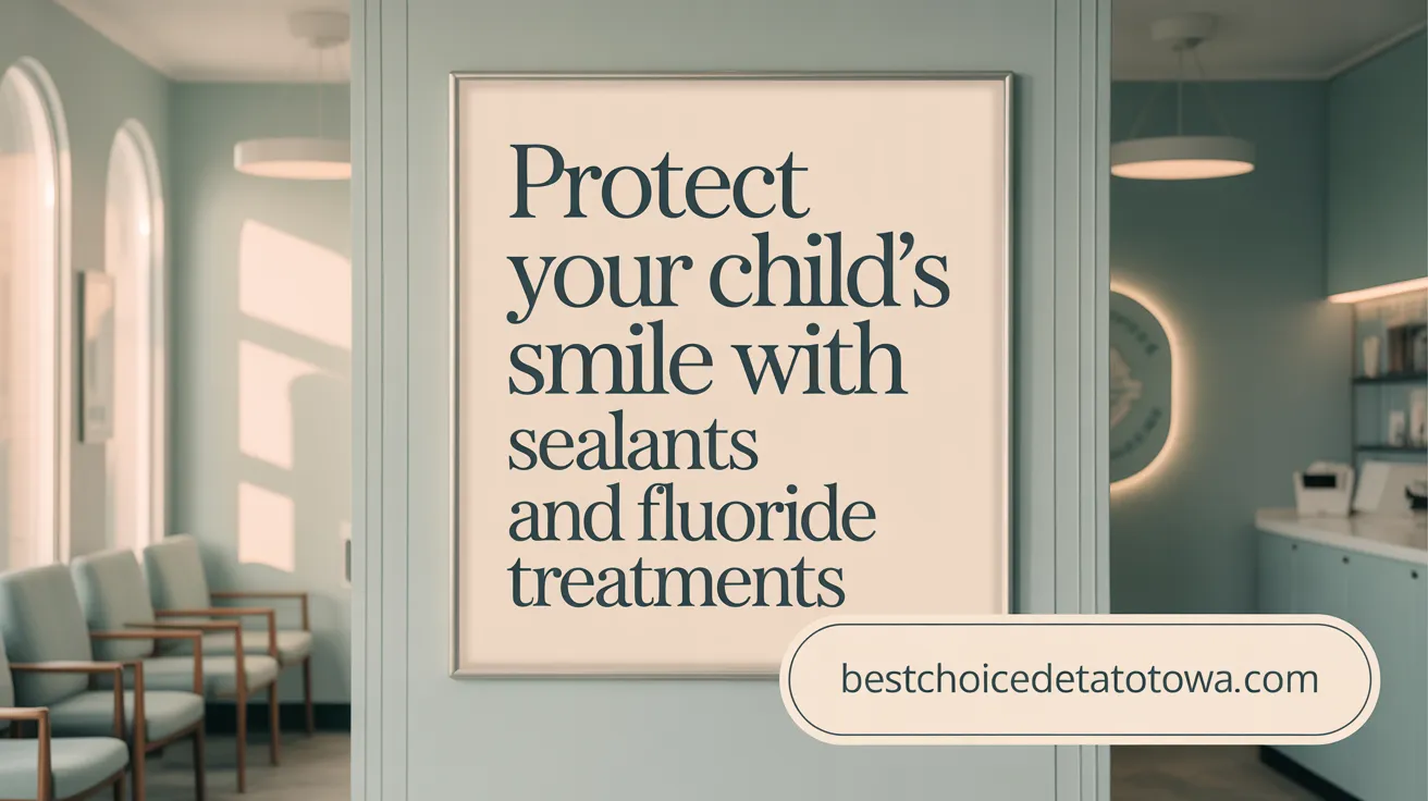 Protect Your Child’s Smile with Sealants and Fluoride Treatments