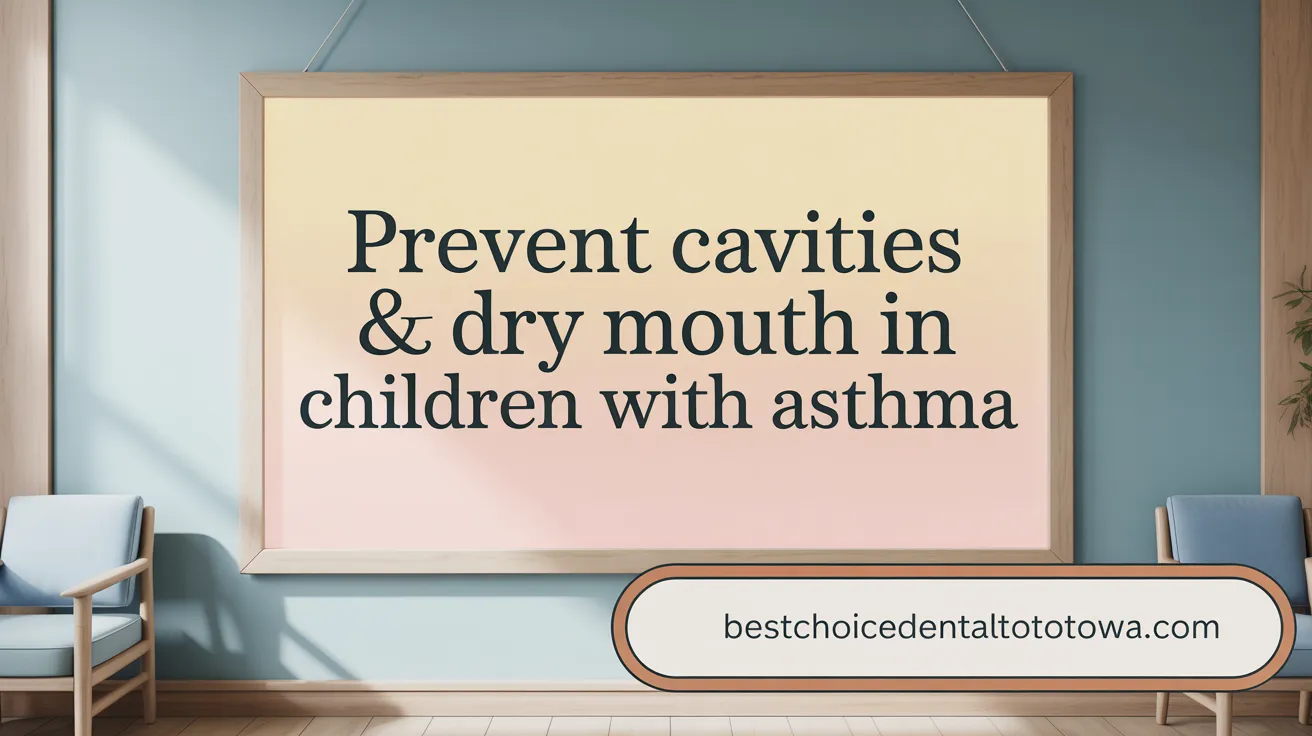 Prevent Cavities & Dry Mouth in Children with Asthma