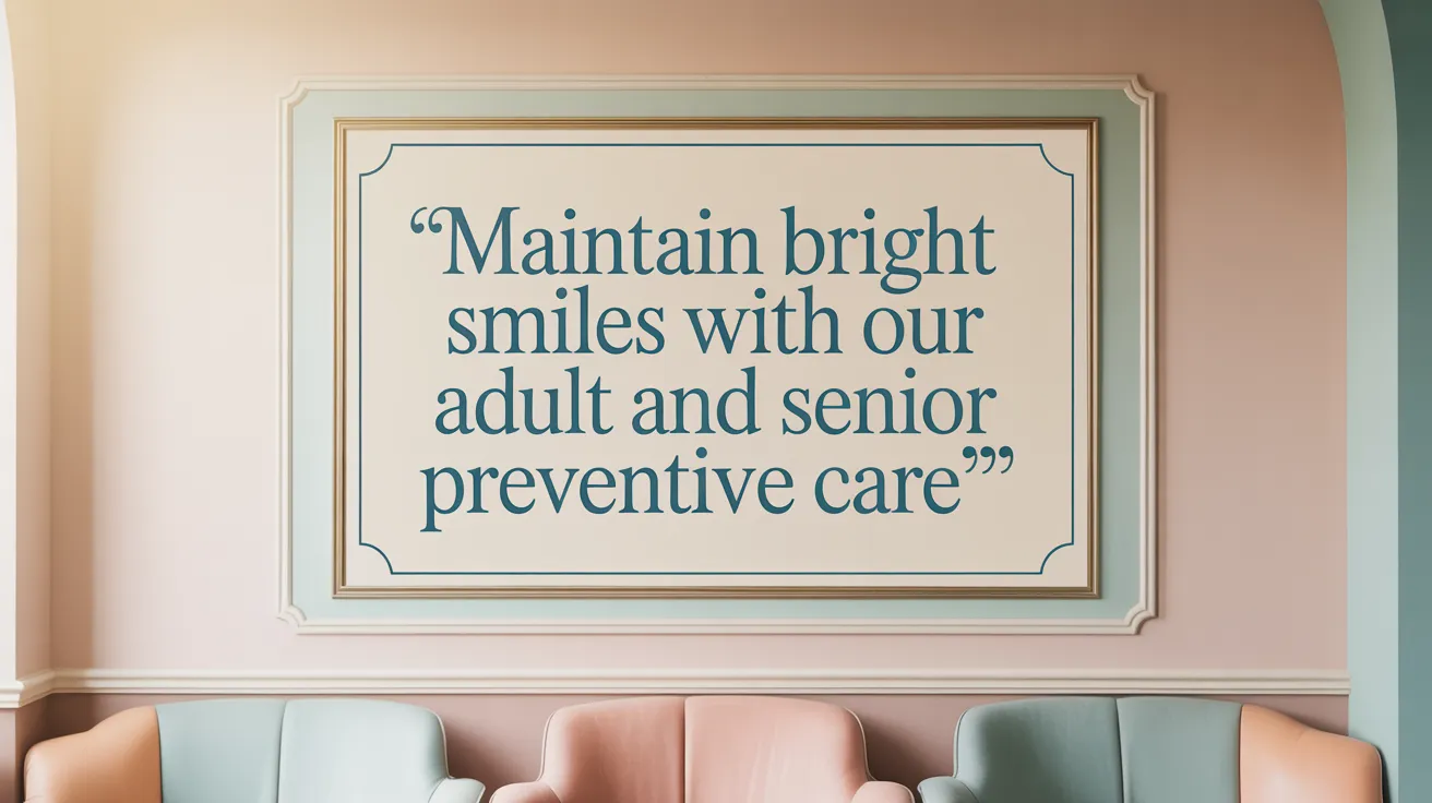 Maintain Bright Smiles with Our Adult and Senior Preventive Care